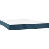 Box spring postel s matrací 140x200 cm samet [3127435] (Barva Černá)