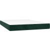 Box spring postel s matrací 140x200 cm samet [3127435] (Barva Černá)