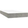 Box spring postel s matrací 80 x 200 cm samet [3127701] (Barva Tmavě moddrá)