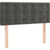 Box spring postel s matrací 80 x 200 cm samet [3127701] (Barva Tmavě moddrá)
