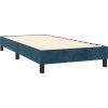 Box spring postel s matrací 80 x 200 cm samet [3127701] (Barva Tmavě moddrá)