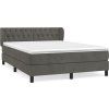 Box spring postel s matrací 140x200 cm samet [3127678] (Barva Růžová)