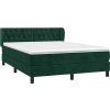 Box spring postel s matrací 140x200 cm samet [3127678] (Barva Růžová)