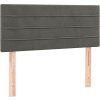 Box spring postel s matrací 80 x 200 cm samet [3127521] (Barva Tmavě moddrá)
