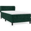 Box spring postel s matrací 80 x 200 cm samet [3127521] (Barva Tmavě moddrá)