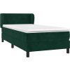 Box spring postel s matrací 80 x 200 cm samet [3127521] (Barva Tmavě moddrá)