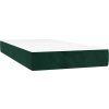 Box spring postel s matrací 80 x 200 cm samet [3127338] (Barva Tmavě šedá)