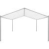 Zahradní altán 4 x 4 m ocel [312236] (Barva Bílá)