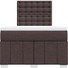 Box spring postel s matrací 120x200 cm textil [3293949] (Barva Světle šedá)