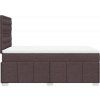 Box spring postel s matrací 120x200 cm textil [3293949] (Barva Světle šedá)