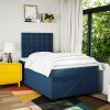 Box spring postel s matrací 120x200 cm textil [3293949] (Barva Světle šedá)