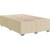 Box spring postel s matrací 120x200 cm textil [3291629] (Barva Tmavě šedá)