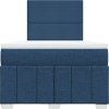 Box spring postel s matrací 120x200 cm textil [3291629] (Barva Tmavě šedá)