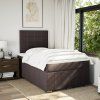 Box spring postel s matrací 120x200 cm textil [3291636] (Barva Tmavě šedá)
