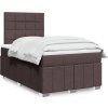 Box spring postel s matrací 120x200 cm textil [3291636] (Barva Tmavě šedá)