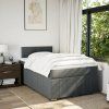 Box spring postel s matrací 120x200 cm textil [3287035] (Barva Světle šedá)