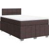 Box spring postel s matrací 120x200 cm textil [3287035] (Barva Světle šedá)