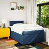 Box spring postel s matrací 120x200 cm textil [3287035] (Barva Světle šedá)