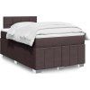 Box spring postel s matrací 120x200 cm textil [3287035] (Barva Světle šedá)