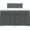 Box spring postel s matrací 120x200 cm textil [3287028] (Barva Světle šedá)