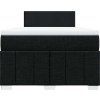 Box spring postel s matrací 120x200 cm textil [3287028] (Barva Světle šedá)