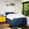 Box spring postel s matrací 120x200 cm textil [3287028] (Barva Světle šedá)