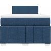 Box spring postel s matrací 120x200 cm textil [3287028] (Barva Světle šedá)