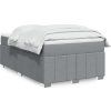 Box spring postel s matrací 120x200 cm textil [3285464] (Barva Tmavě šedá)