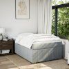 Box spring postel s matrací 120x200 cm textil [3285464] (Barva Tmavě šedá)