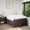 Box spring postel s matrací 120x200 cm textil [3285464] (Barva Tmavě šedá)