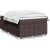 Box spring postel s matrací 120x200 cm textil [3285464] (Barva Tmavě šedá)
