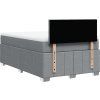 Box spring postel s matrací 120x200 cm textil [3289336] (Barva Tmavě šedá)