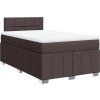 Box spring postel s matrací 120x200 cm textil [3289336] (Barva Tmavě šedá)
