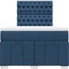 Box spring postel s matrací 120x200 cm textil [3293942] (Barva Světle šedá)