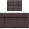 Box spring postel s matrací 120x200 cm textil [3291649] (Barva Světle šedá)