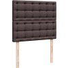 Box spring postel s matrací 120x200 cm textil [3291649] (Barva Světle šedá)