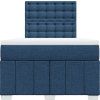 Box spring postel s matrací 120x200 cm textil [3291649] (Barva Světle šedá)