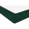 Box spring postel s matrací a LED 160x220 cm samet [3317223] (Barva Světle šedá)