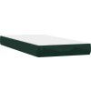 Box spring postel s matrací 90x220 cm samet [3317389] (Barva Tmavě moddrá)