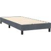 Box spring postel s matrací 90x220 cm samet [3317389] (Barva Tmavě moddrá)