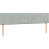 Box spring postel s matrací a LED černá 180x220 cm [3317134] (Barva Tmavě šedá)
