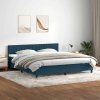 Box spring postel s matrací a LED černá 180x220 cm [3317134] (Barva Tmavě šedá)