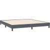 Box spring postel s matrací a LED černá 180x220 cm [3317134] (Barva Tmavě šedá)