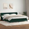 Postel Box Spring s matracemi 180x210 cm samet [3317372] (Barva Růžová)