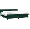 Postel Box Spring s matracemi 180x210 cm samet [3317372] (Barva Růžová)
