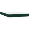 Box spring postel s matrací a LED 160x220 cm samet [3317127] (Barva Světle šedá)