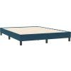 Box spring postel s matrací a LED 140x210 cm samet [3316690] (Barva Tmavě šedá)