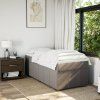 Box spring postel s matrací 90x200 cm textil [3285442] (Barva Světle šedá)