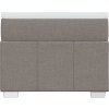 Box spring postel s matrací 90x200 cm textil [3285442] (Barva Světle šedá)