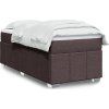 Box spring postel s matrací 90x200 cm textil [3285442] (Barva Světle šedá)